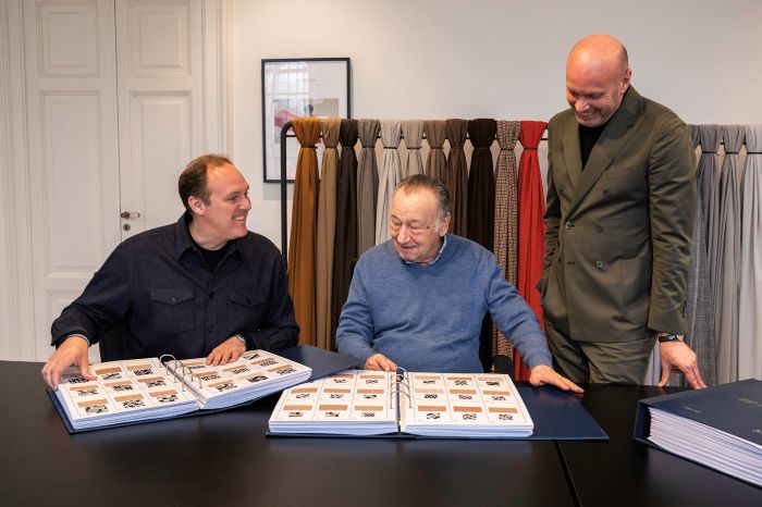 GIOVANNI GERMANETTI MERCANDINO E ANDREA SENTA AL LANIFICIO DI TOLLEGNO