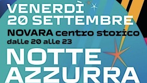 novara notte azzurra