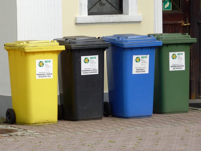 bidoni raccolta differenziata colorati